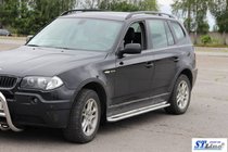 BMW X3 E83 2003-2010 Side Steps KB001 Stainless Steel photo 3
