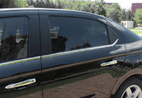 Citroen C-Elysee 2013-2022 Window Trim Stainless Steel 4 pcs, Carmos (without vent window) photo 7