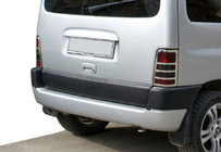 Peugeot Partner 1996-2008 Chrome Tail Light Covers (2 pcs, Stainless Steel) OmsaLine - Italian Stainless Steel photo 4