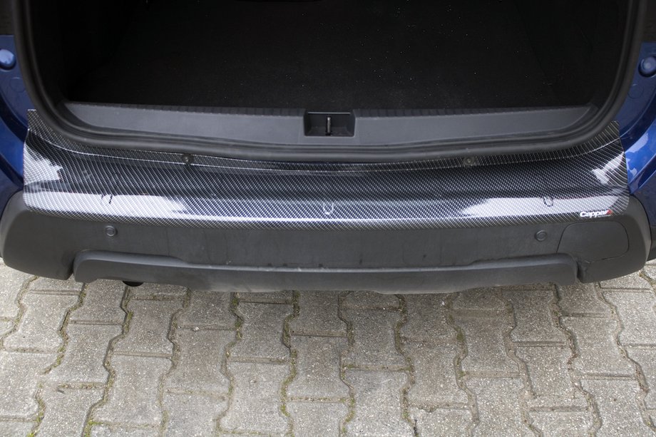 Dacia Duster 2018-2024 Rear Bumper Cover EuroCap (ABS, Carbon Look) Image