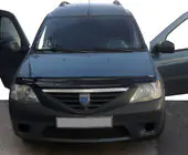 Renault Logan I 2008-2013 Hood Deflector (EuroCap) photo 2