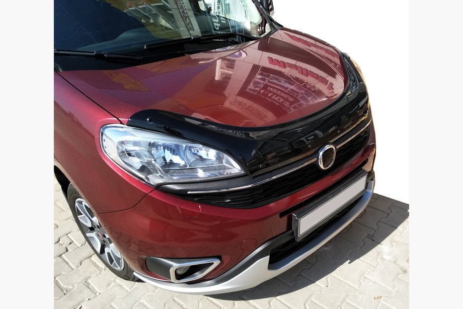 Fiat Doblo II 2010-2022 Hood Deflector EuroCap (2015+) Photo 1