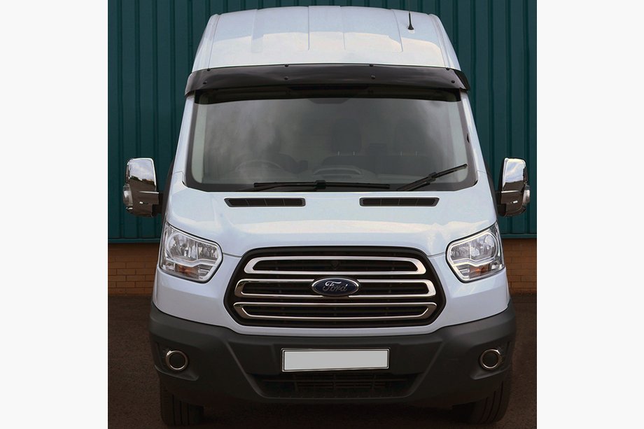 Ford Transit 2014- Windshield Visor (black gloss, 5mm) Image