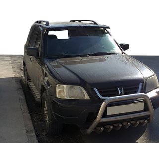 Windshield visor (black gloss, 5mm) Honda CRV 1996-2001 photo 1