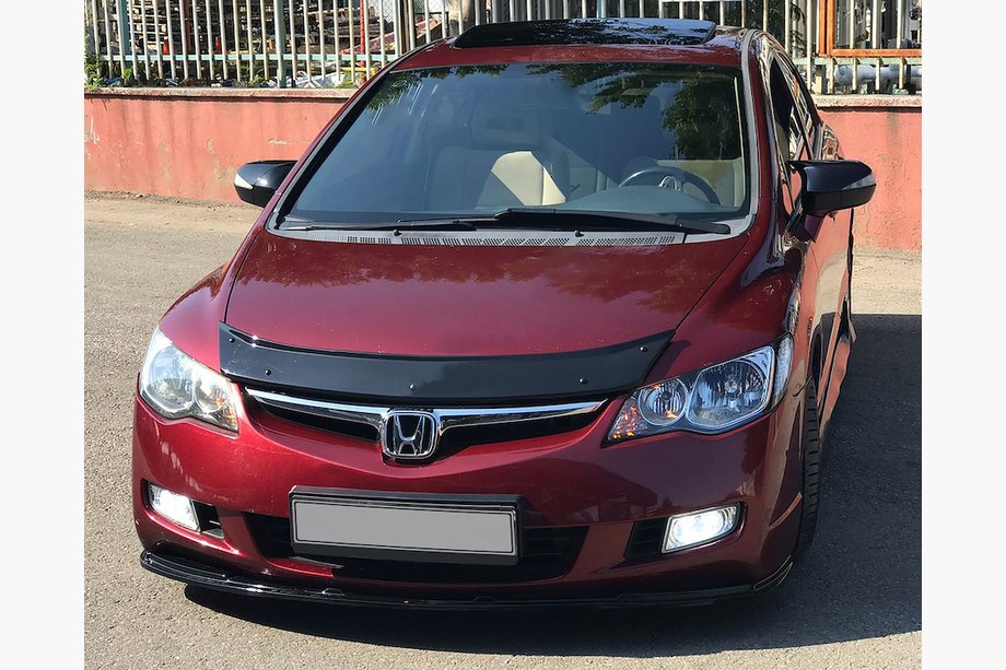 Honda Civic Sedan VIII 2006-2011 Hood Deflector (EuroCap) Photo 1