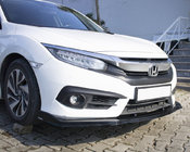 Honda Civic Sedan X 2016-2021 Front Lip V1 (black) photo 1