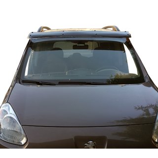 Windshield Visor (black gloss, 5mm) Citroen Berlingo 2008-2018 photo 2