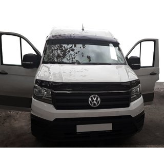 Windshield Deflector (black gloss, 5mm) Volkswagen Crafter 2016- photo 1