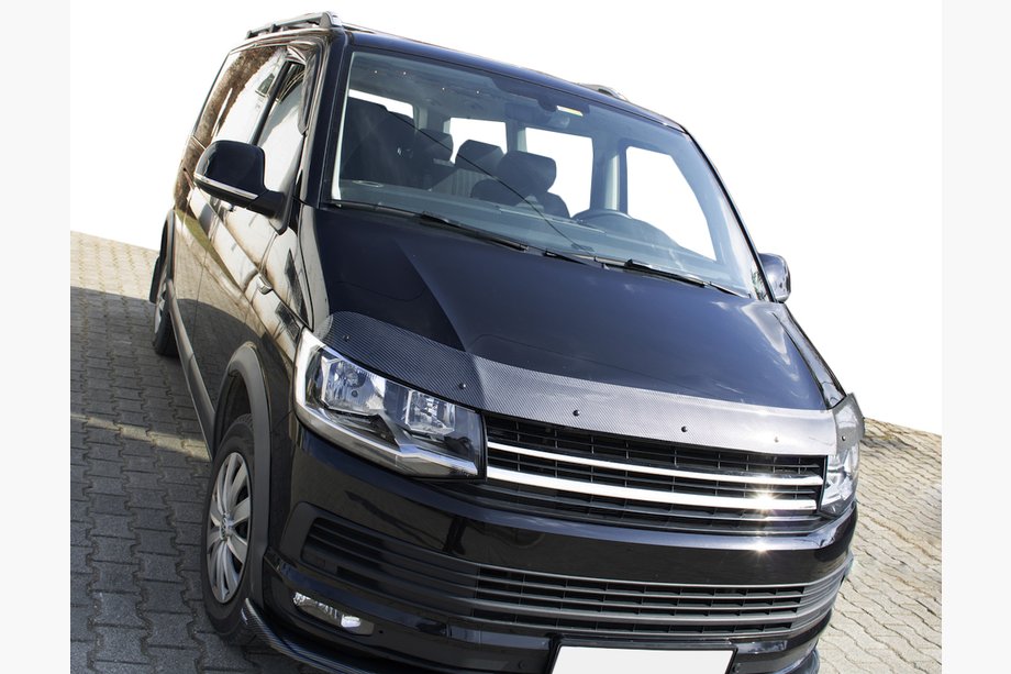 Volkswagen T6 2015-2024 Hood Deflector Carbon Look (EuroCap) Image