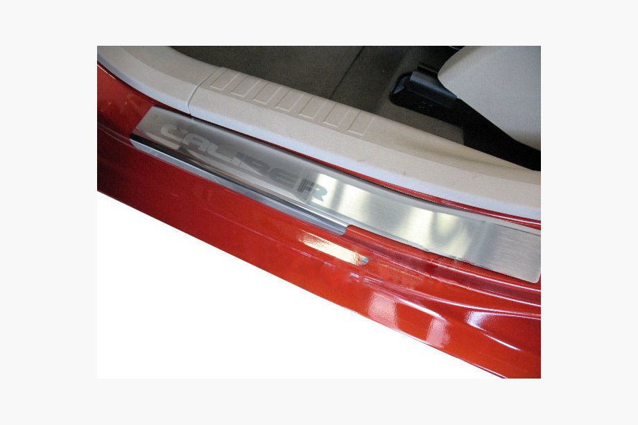 Dodge Caliber 2006-2011 Door Sill Protectors Natanko Premium (4 pcs, Stainless Steel) Image