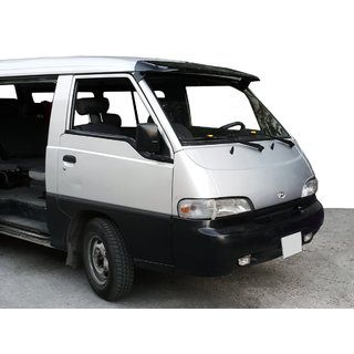 Windshield Visor (black gloss, 5mm) Hyundai H100 photo 1