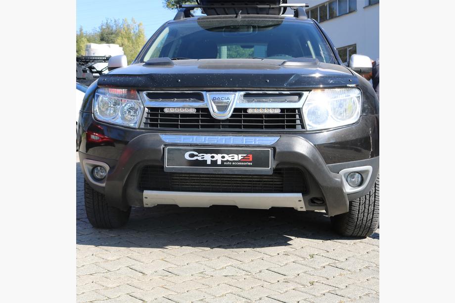 Dacia Duster 2008-2018 Front bumper lip (ABS, gray) Image