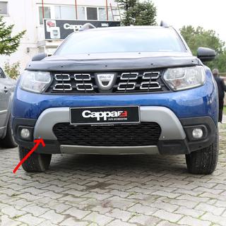 Front bumper upper lip cover (ABS, gray) photo 1