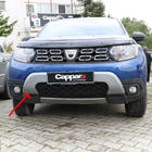 Renault Duster 2018-2024 Front bumper upper lip cover (ABS, gray) photo 1