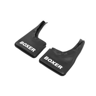 Front molded mud flaps with recess (2 pcs) Peugeot Boxer 1994-2006