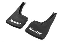 Renault Master 2011-2023 Premium Custom Fit Mud Flaps with Recess (2 pcs, Rubber) photo 1