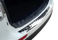Mitsubishi Outlander 2012-2021 Rear bumper protector OmsaLine (2012-2015, stainless steel) photo 1