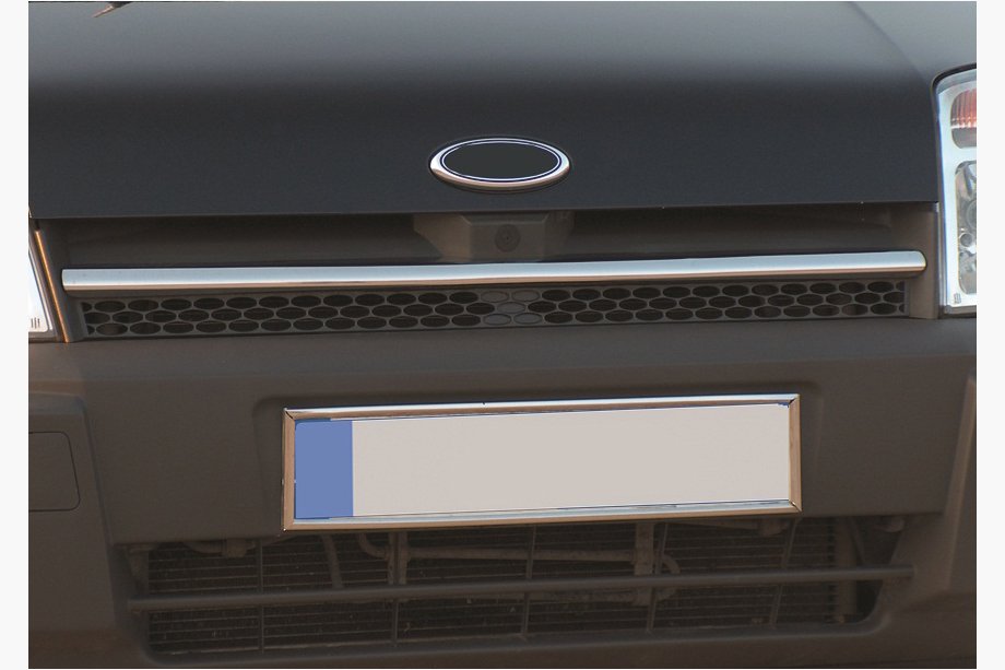 Ford Connect 2002–2006 Chrome Grille Trim (1 pc, Stainless Steel) Carmos - Turkish Stainless Steel Image