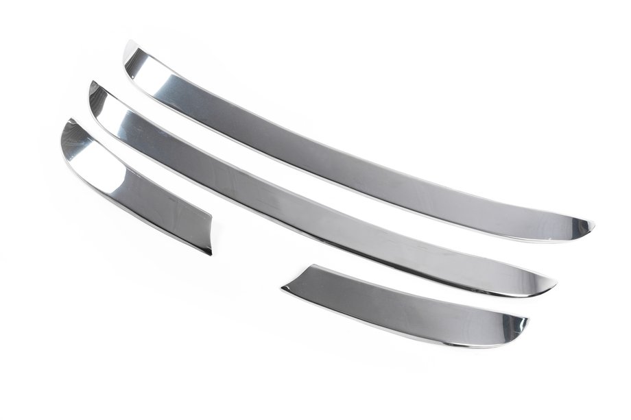 Hyundai Santa Fe 2 2006-2012 Grille Covers Stainless Steel (2010-2012, 4 pcs) Image