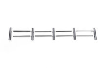 Peugeot Bipper 2008-2017 Grille trim cover (13 pcs, stainless steel) photo 2