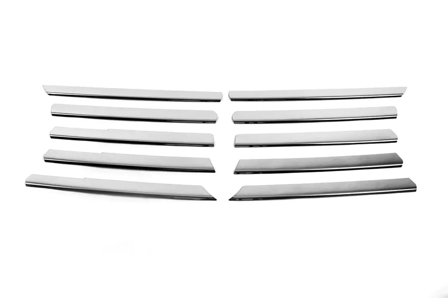 Mercedes Vito W638 1996-2003 Chrome Grille Covers (10 pcs, Stainless Steel) Photo 2