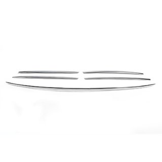 Chrome trim for radiator grille frame (2002-2006, 5 pcs, stainless steel) Mercedes Sprinter W901/902/903/904/905 1995–2006 photo 2