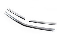 Opel Antara 2006-2017 Chrome Grille Covers (3 pcs, Stainless Steel) photo 2