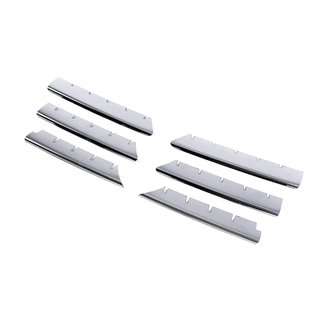 Chrome Grille Covers (Model 2004-2006, 6 pcs, Stainless Steel) photo 2