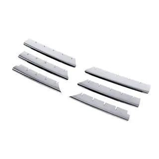 Chrome Grille Covers (Model 2004-2006, 6 pcs, Stainless Steel) photo 2