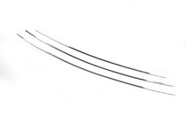 Peugeot 407 2004-2011 Chrome Grille Covers (3 pcs, Stainless Steel) photo 2