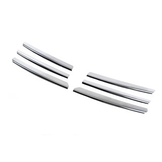 Chrome Grille Covers (6 pcs, Stainless Steel) Opel Zafira B 2005–2011 photo 2