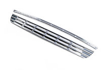 Peugeot Partner Tepee 2008-2018 Grille Covers (2 pcs, Stainless Steel) Carmos - Turkish Stainless Steel photo 5