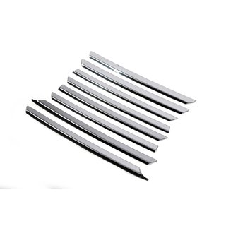 Chrome Grille Trim Slanted Hood (8 pcs, Stainless Steel) Volkswagen T4 Transporter 1990-2003 photo 4