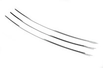 Volkswagen T4 Caravelle/Multivan 1990–2003 Bumper Grille Inserts Straight Hood (3 pcs, Stainless Steel) photo 2