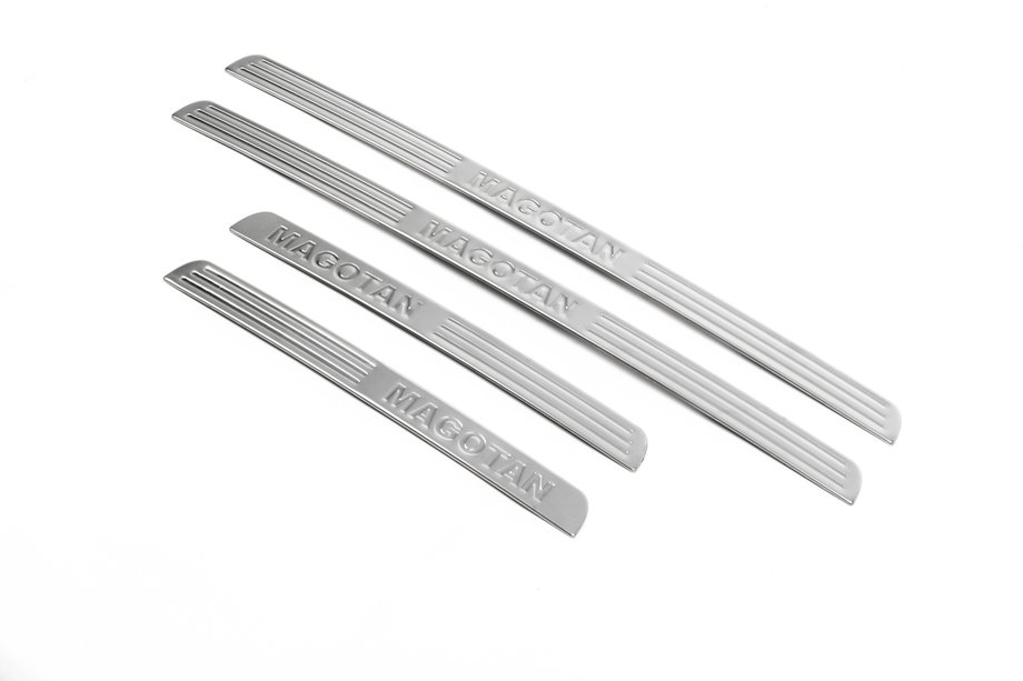 Volkswagen Passat B6 2006-2012 Door Sill Protectors Libao (4 pcs, Stainless Steel) Image