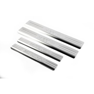 Door Sill Protectors OmsaLine (4 pcs, Stainless Steel)