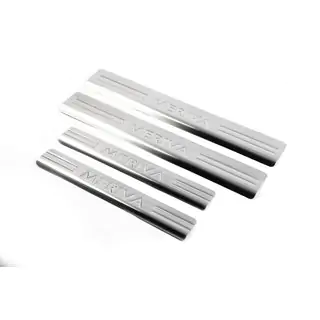 Door Sill Protectors OmsaLine (4 pcs, Stainless Steel) photo 1