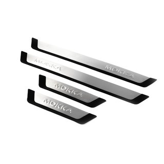 Door Sill Protectors OmsaLine (4 pcs, Stainless Steel)