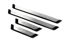Opel Mokka 2012-2021 Door Sill Protectors OmsaLine (4 pcs, Stainless Steel) photo 1