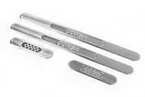 Opel Corsa D 2007-2014 Door Sill Protectors OmsaLine Stainless Steel photo 1