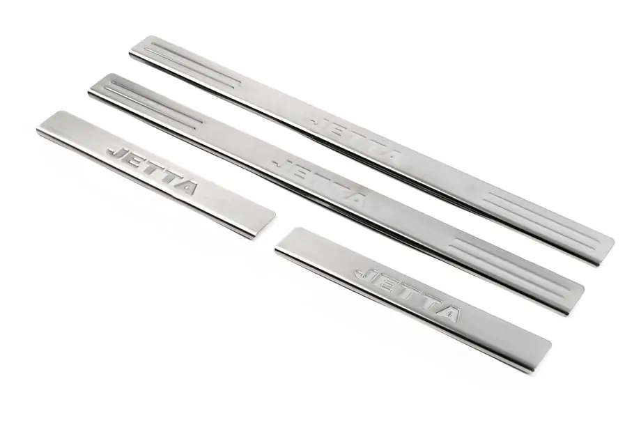 Volkswagen Jetta 2006-2011 Door Sill Protectors OmsaLine (4 pcs, Stainless Steel) Image