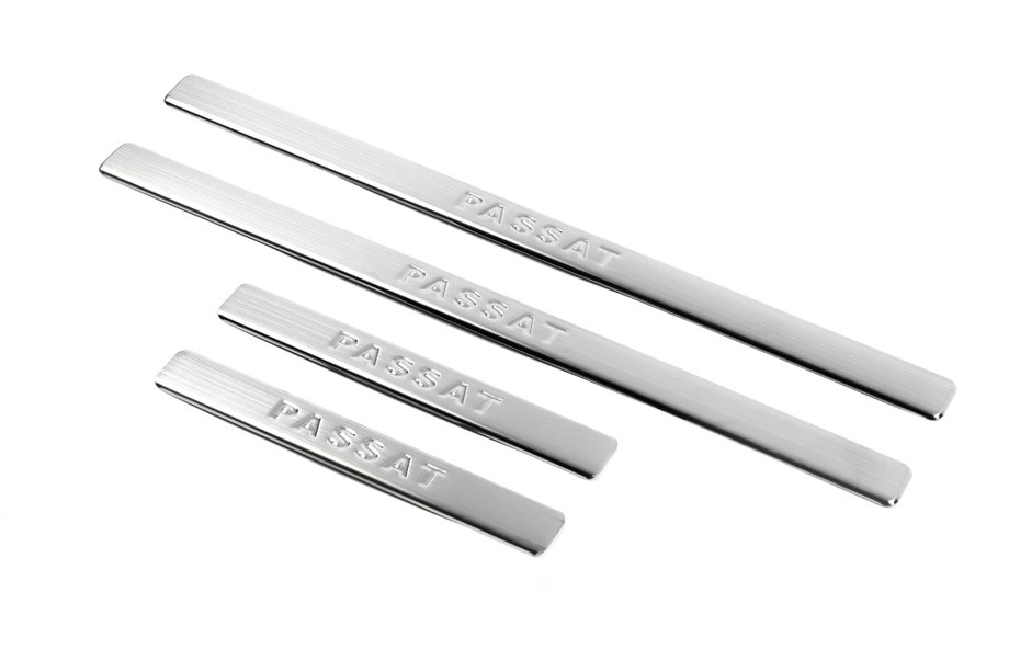 Volkswagen Passat B6 2006-2012 Door Sill Protectors OmsaLine Type 2 (4 pcs, Stainless Steel) Image