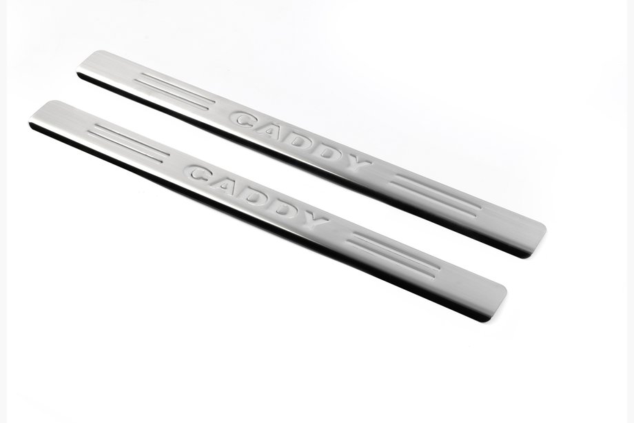 Volkswagen Caddy 2015-2020 Door Sill Protectors OmsaLine (2 pcs, Stainless Steel) Image