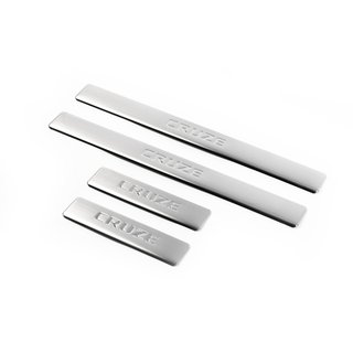Door Sill Protectors (4 pcs, OmsaLine) Chevrolet Cruze 2009–2015 photo 1