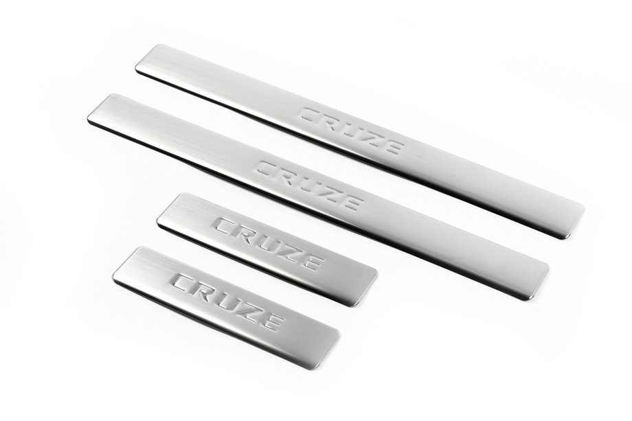 Chevrolet Cruze 2009–2015 Door Sill Protectors (4 pcs, OmsaLine) Image