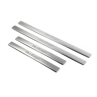 Door Sill Protectors OmsaLine Stainless Steel Citroen Berlingo 2008-2018 photo 1