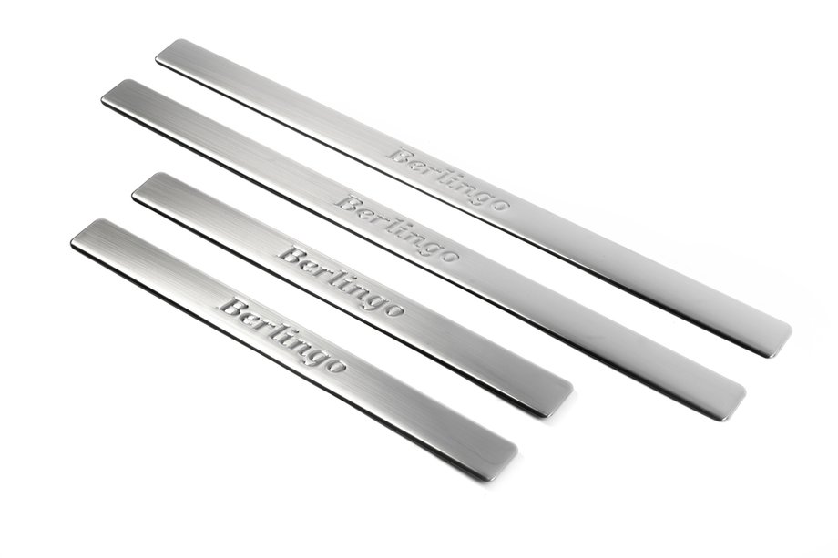 Citroen Berlingo 2008-2018 Door Sill Protectors OmsaLine Stainless Steel Image