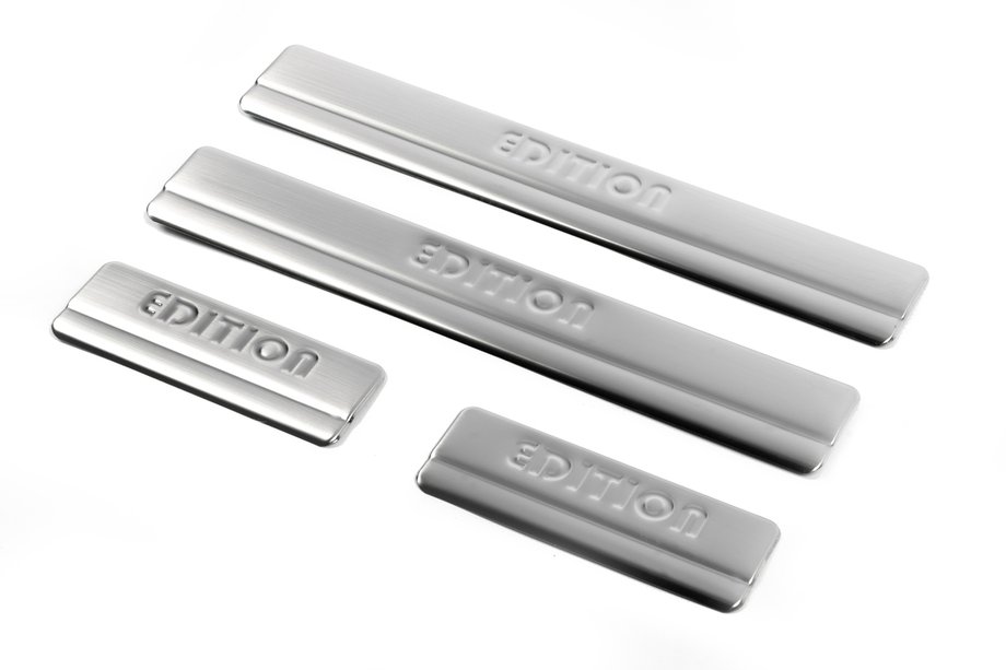 Ford Fusion 2002-2012 Door Sill Protectors OmsaLine (4 pcs, stainless steel) Image