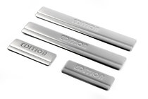 Ford Fusion 2002-2012 Door Sill Protectors OmsaLine (4 pcs, stainless steel) photo 1
