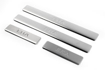 Hyundai Accent 2006-2010 Door Sill Protectors OmsaLine (4 pcs, Stainless Steel) photo 1